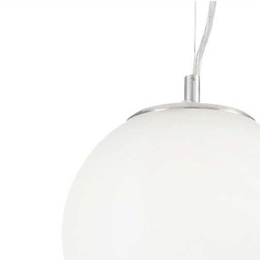 Ideal Lux moderner Kronleuchter MAPA WHITE SP1 009148 E27 LED Glaspendelleuchte