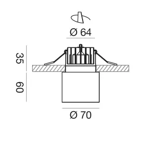 Foco empotrable Led Gea Led...