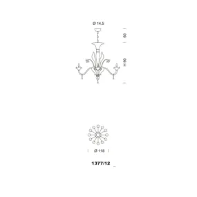 Klassische und elegante Pendelleuchte für Innenräume