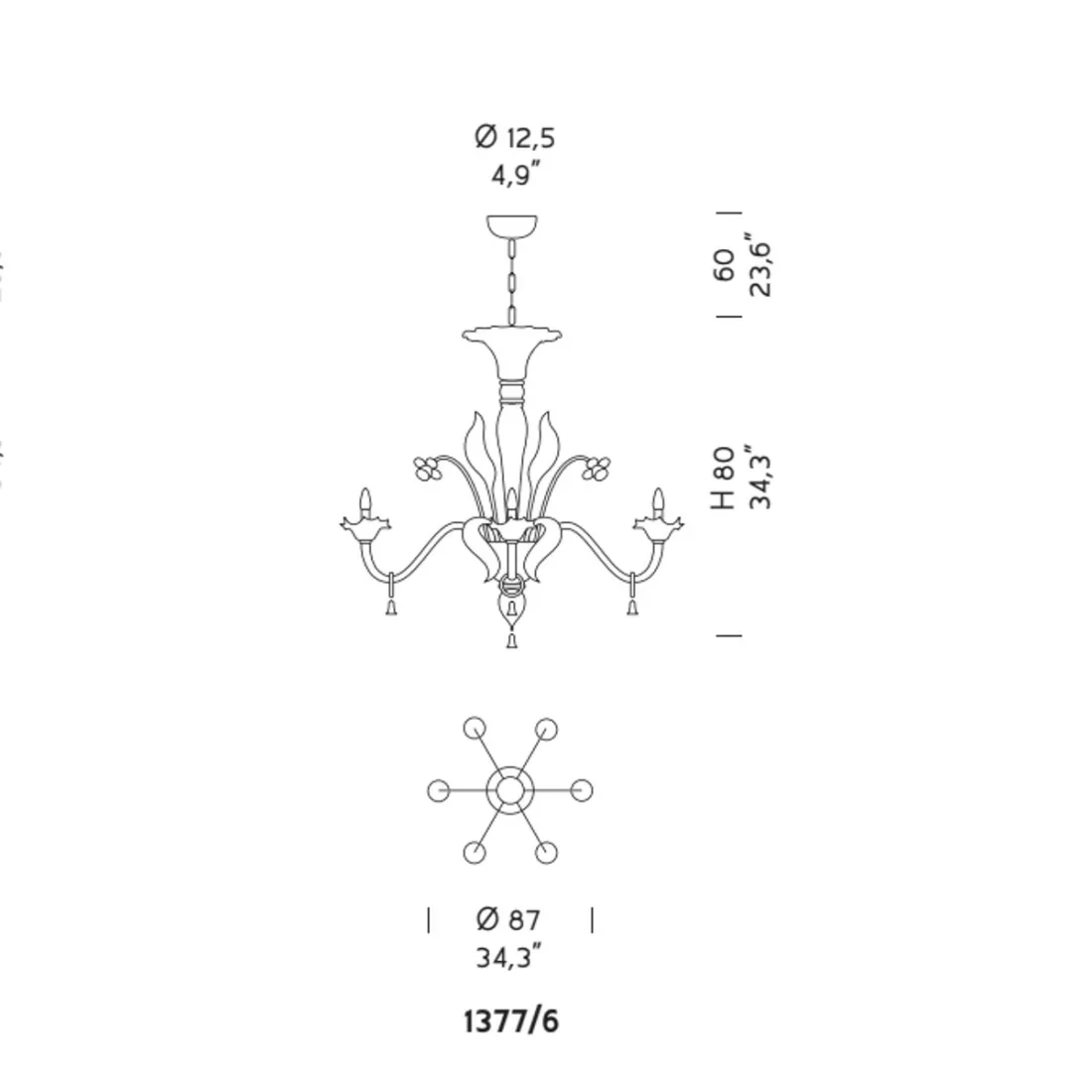 Suspension classique et élégante pour intérieurs