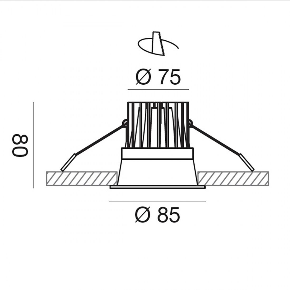 Gea Led CELIA GFA1010C schwarz