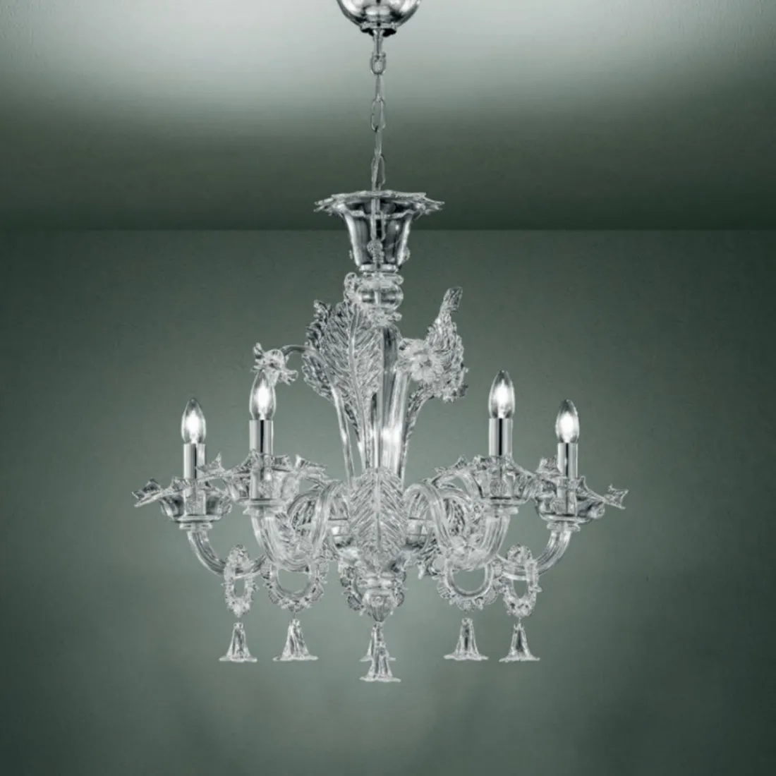 Lampadario GIUSTINIAN 5 Mini Sylcom