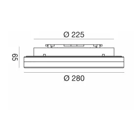 Plafoniera esterno Gea Led...