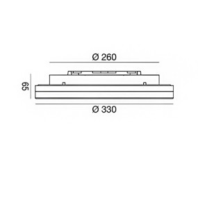 Externe Deckenleuchte Gea Led ALBA R GES831