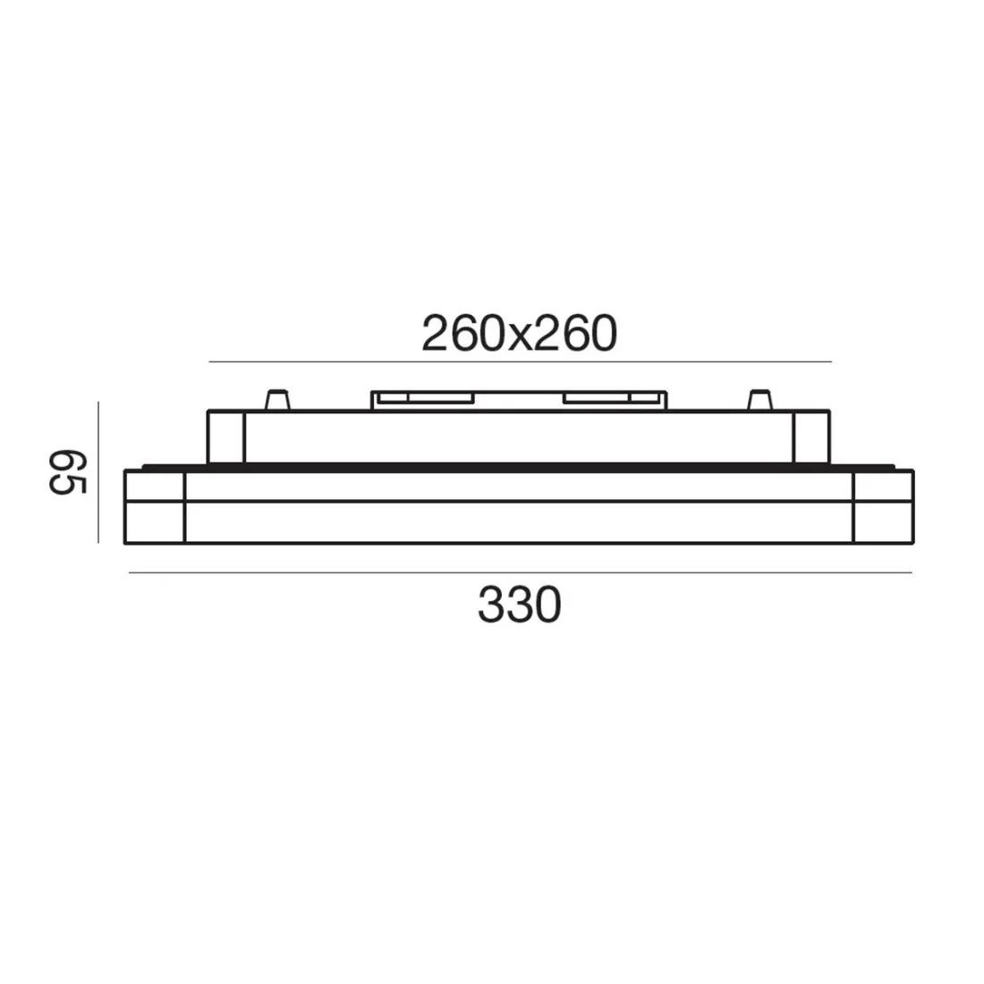 Plafonnier extérieur Gea Led ALBA Q GES833 IP66