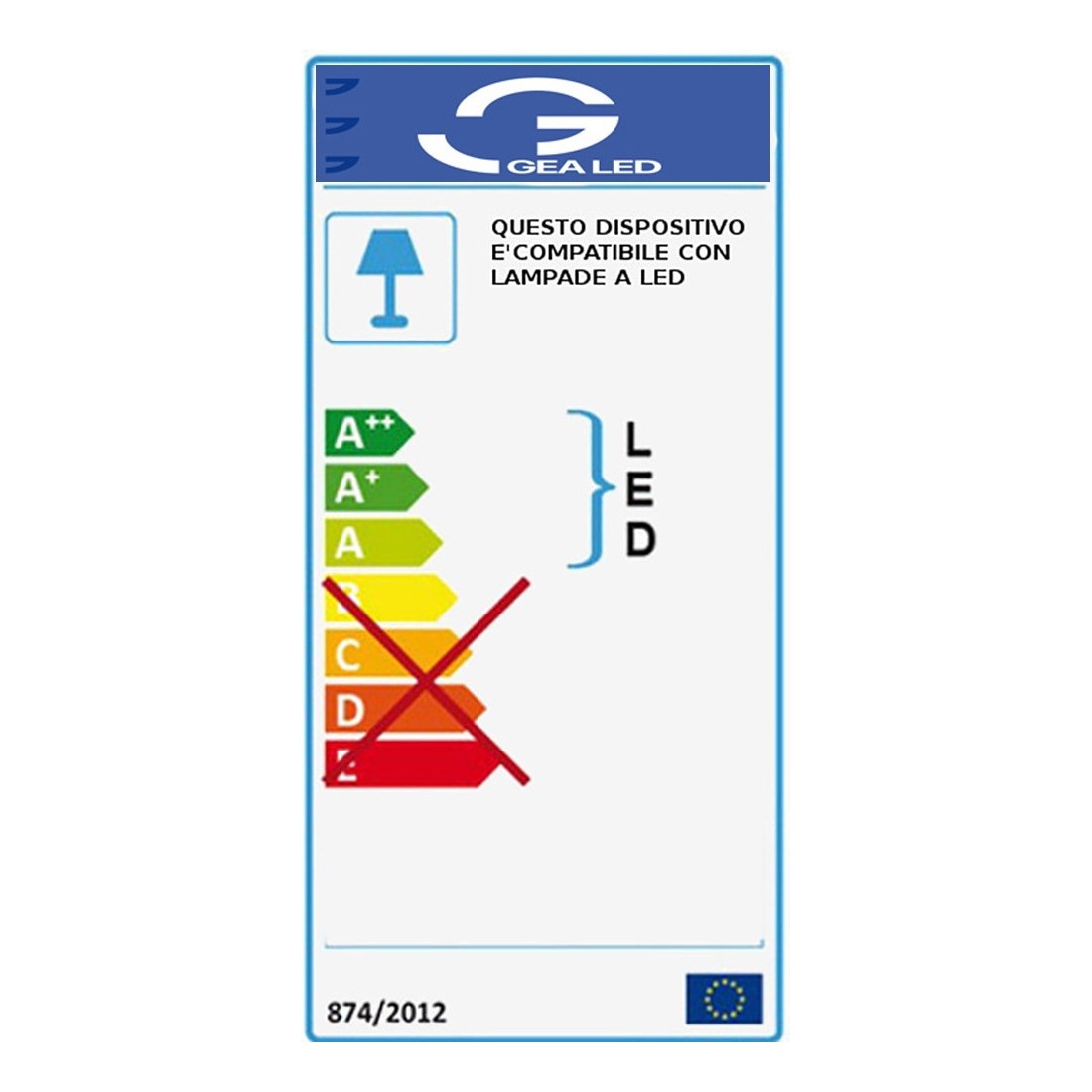 Externe Deckenleuchte Gea Led SULIS Q GES1072