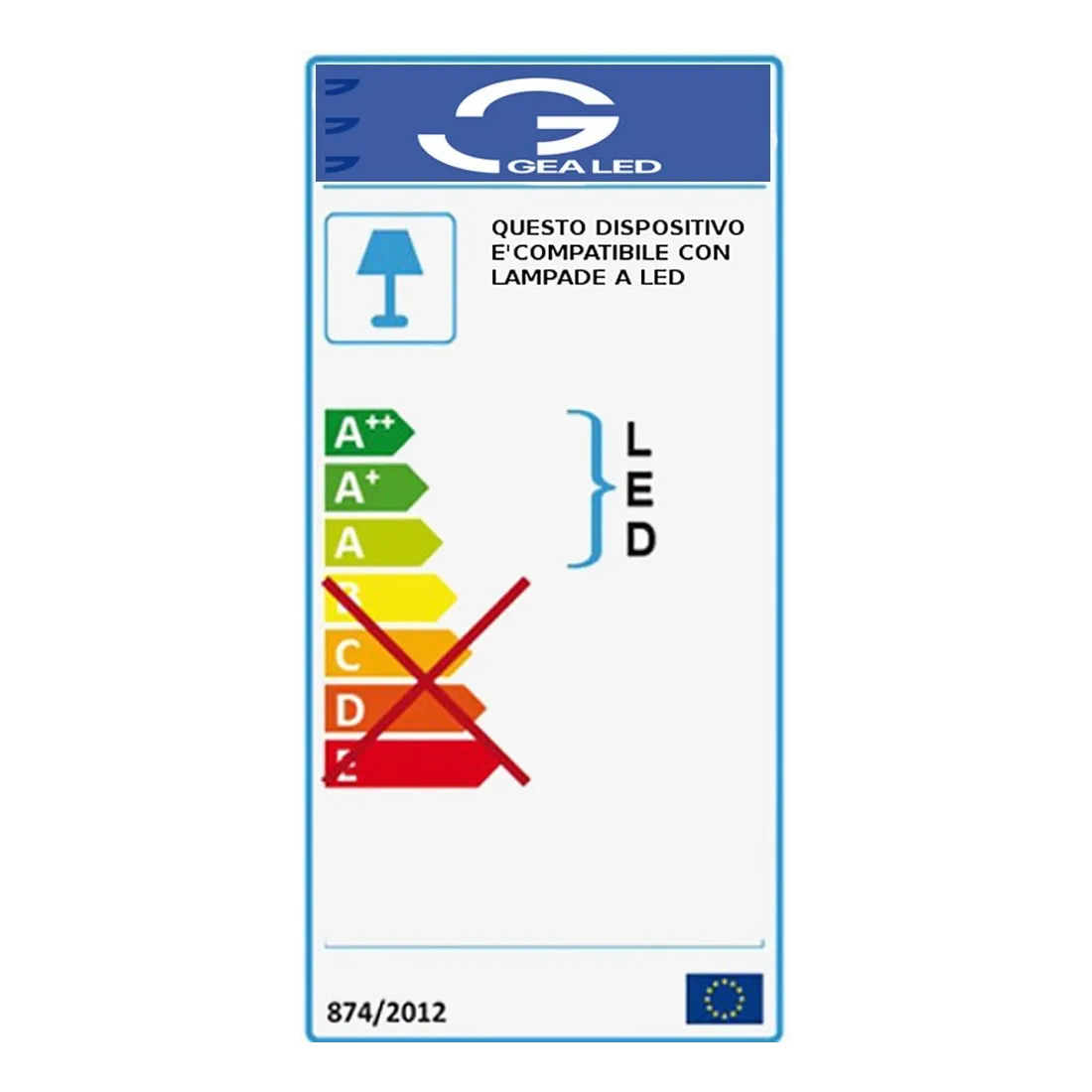 Externe Deckenleuchte Gea Led SULIS Q GES1072