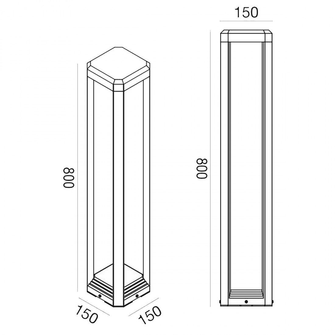 Außenlaterne Gea Led PAKA GES952