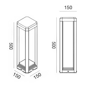 Lanterne d'extérieur Gea...