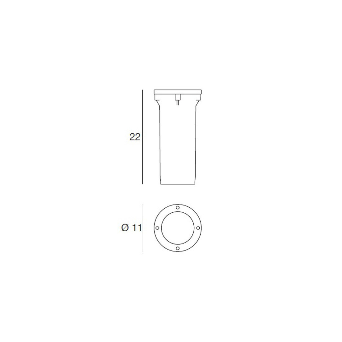 Boîtier extérieur OH GARDEN Linea Light Group