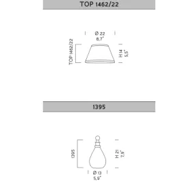 Sylcom lampe classique BONHEUR 1395 1462 22 E14 LED