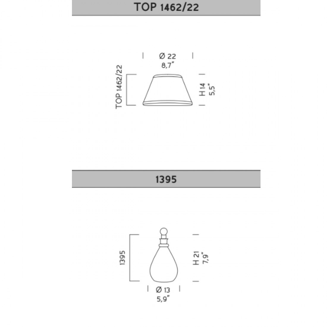 Sylcom klassische Lampe HAPPINESS 1395 1462 22 E14 LED