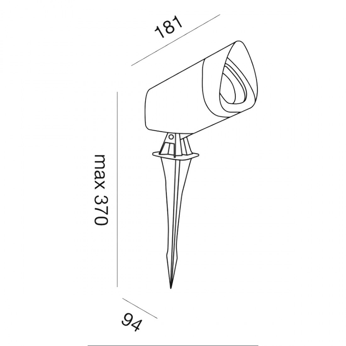 Lampada picchetto GEA LED MERCURY GES741