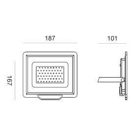 Gea Led RATRI GES842C Außenprojektor