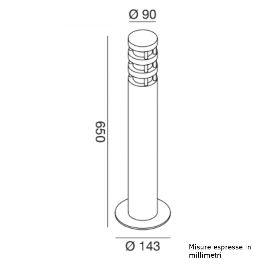 Lanterne moderne Gea Led ZEIS GES012 E27 LED