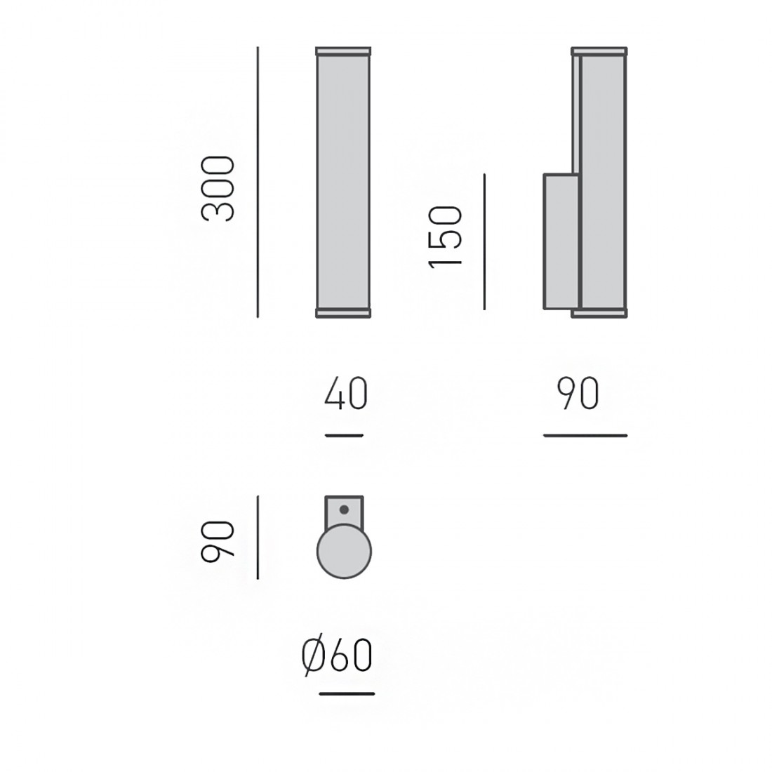 Gea Luce aplique LED POLAR GAP481C GAP480C