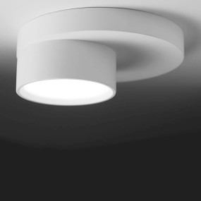 Plafoniera Sforzin Illuminazione DEMETRA T339 GX53 LED gesso bianco lampada soffitto