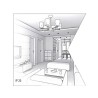 SY-ORSEOLO 210 E14 LED klassische Wandleuchte Muranoglas Innenwandleuchte