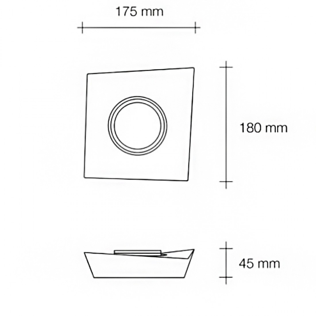 Plafoniera Sforzin Illuminazione ANCHISE T371