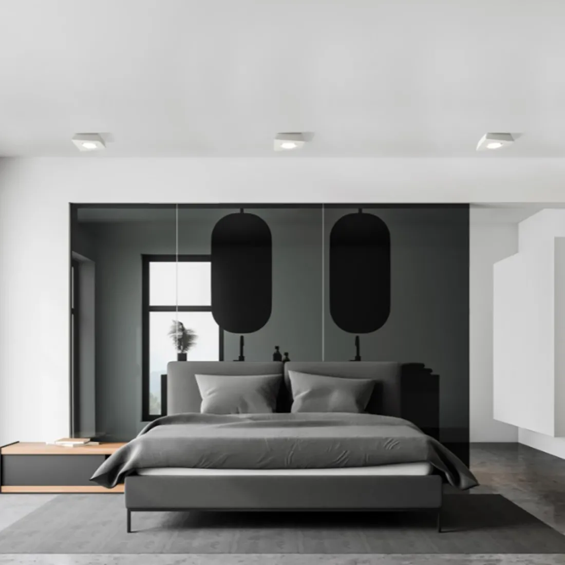 Sforzin ANCHISE T371 GX53 lámpara LED de techo de yeso