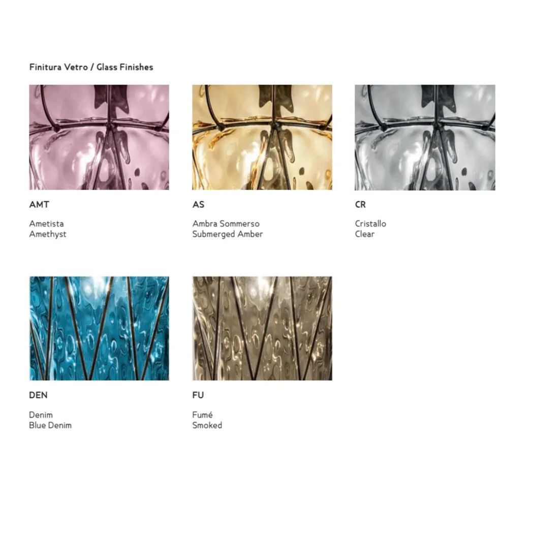 Applique en verre soufflé entourée d'un cadre LED