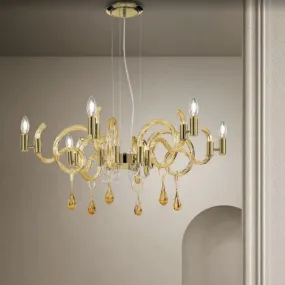 Sylcom STREET 2001 6 E14 LED-Kronleuchter im klassischen Stil