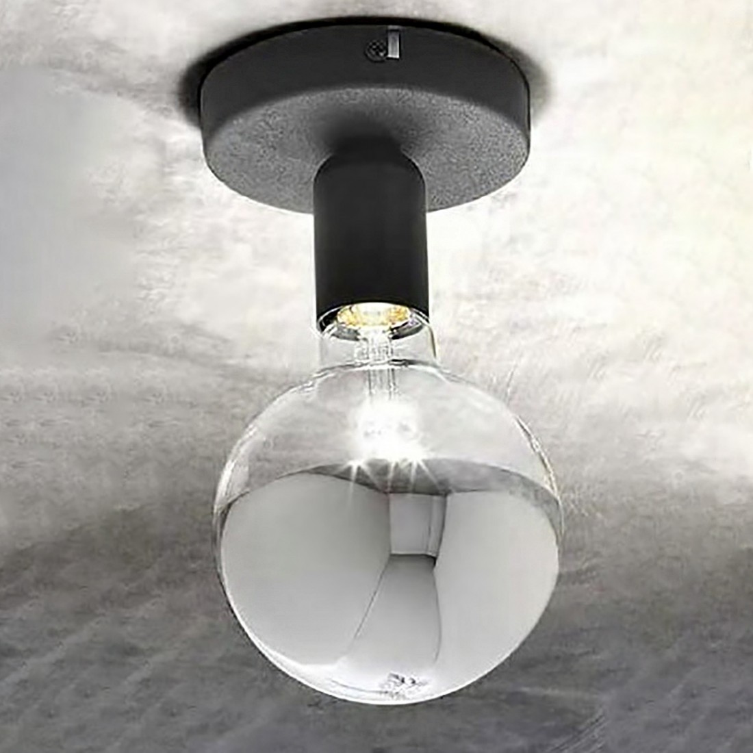 Lampada a LED sfera con cupola colorata - E27