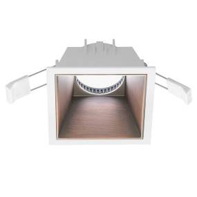 Faretto incasso Gea Led CERES Q GFA625 GU10 LED classico lampada soffitto quadrata cartongesso