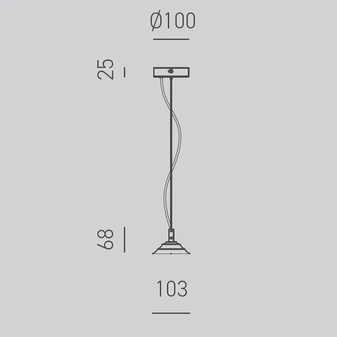 Lustre LED moderne Gea Luce ALICE SG