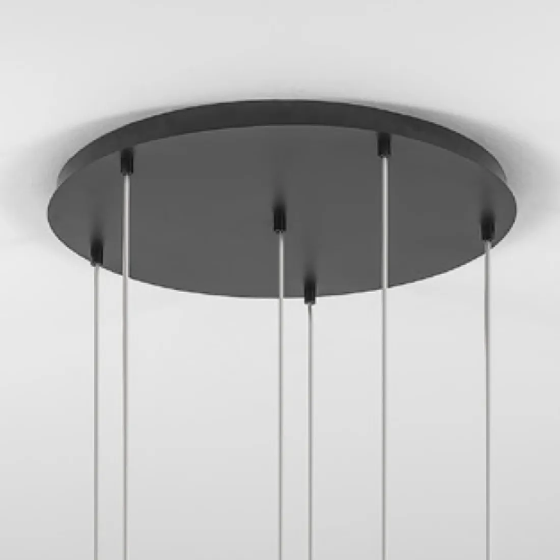 Gea luce LED-Kronleuchter ALICE S6 E27 geräuchert