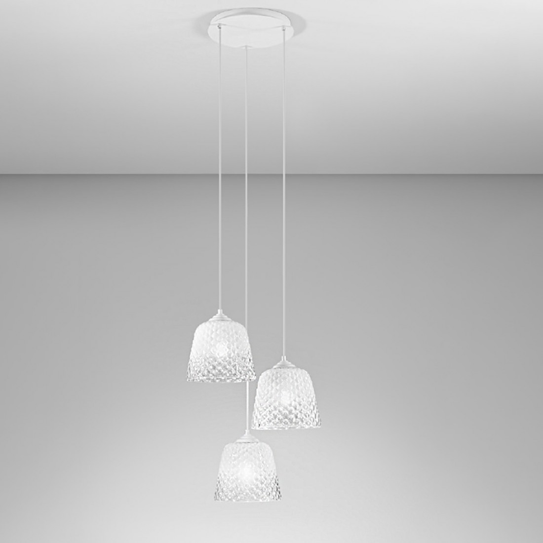 Gea luce Lustre LED ALICE S3 E27 blanc