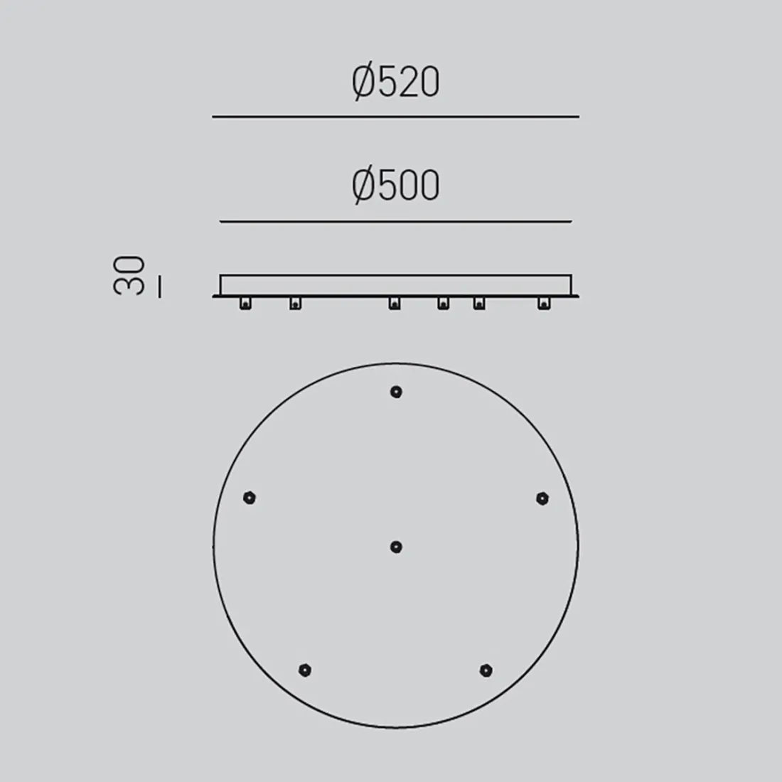 Lustre led Gea luce ALICE S6
