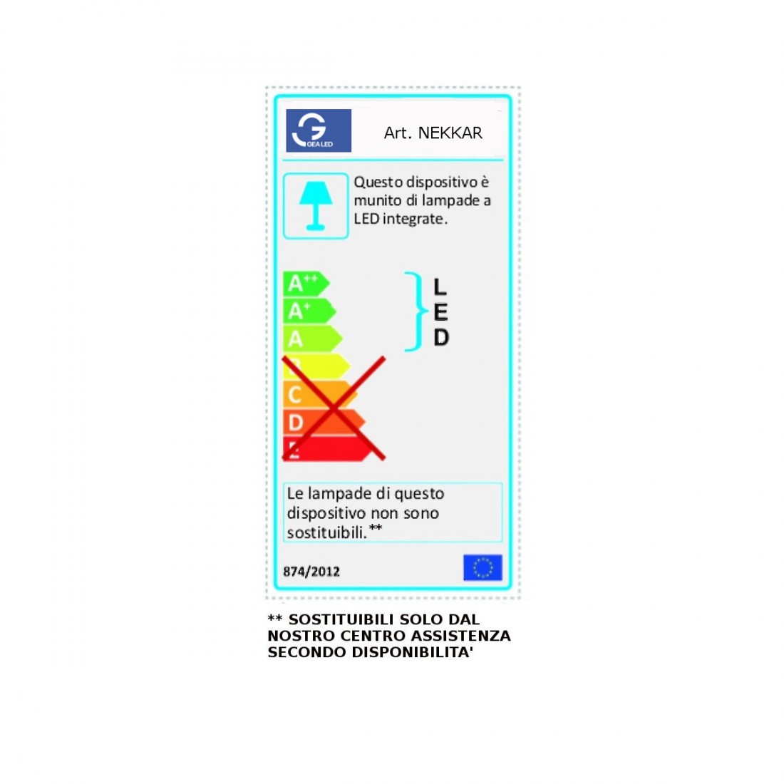 Lampada da Tavolo Scrivania GEA LUCE - NEKKAR Metacrilato LED - Lightplus -  Vendita online di componenti per l'illuminazione interna ed esterna per la  casa e il giardino, lampade risparmio energetico, lampade