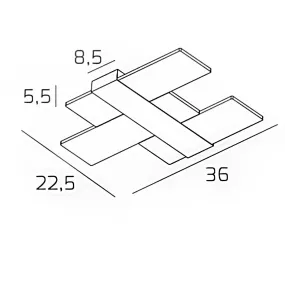 Aplique de pared moderno...