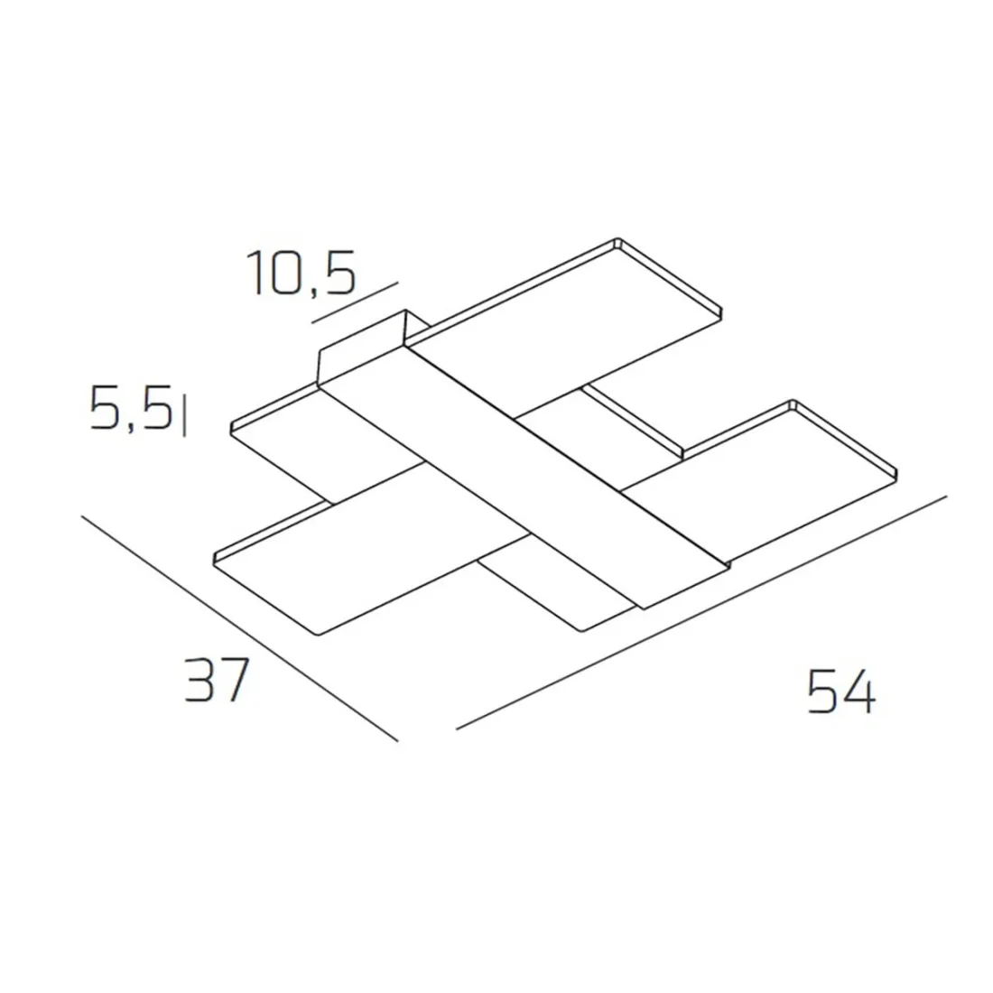 Plafoniera classica Top Light FLIGHT 1180 55