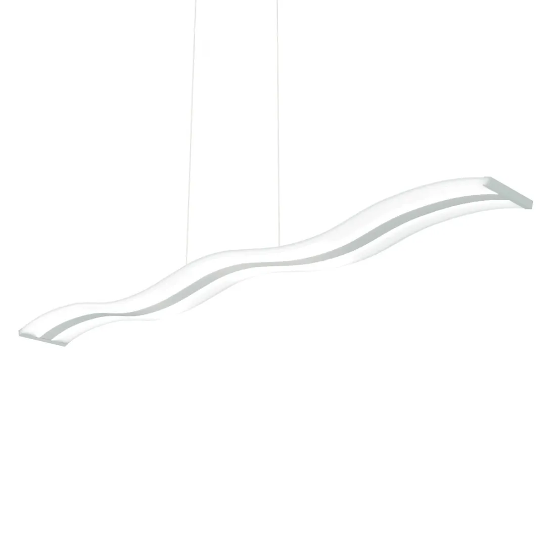 Lampadario led  dimmerabile Top Light Double Wave 1178S CTT