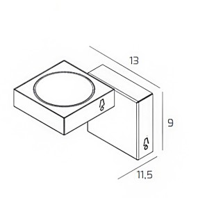 Applique led Top Light UP 1183