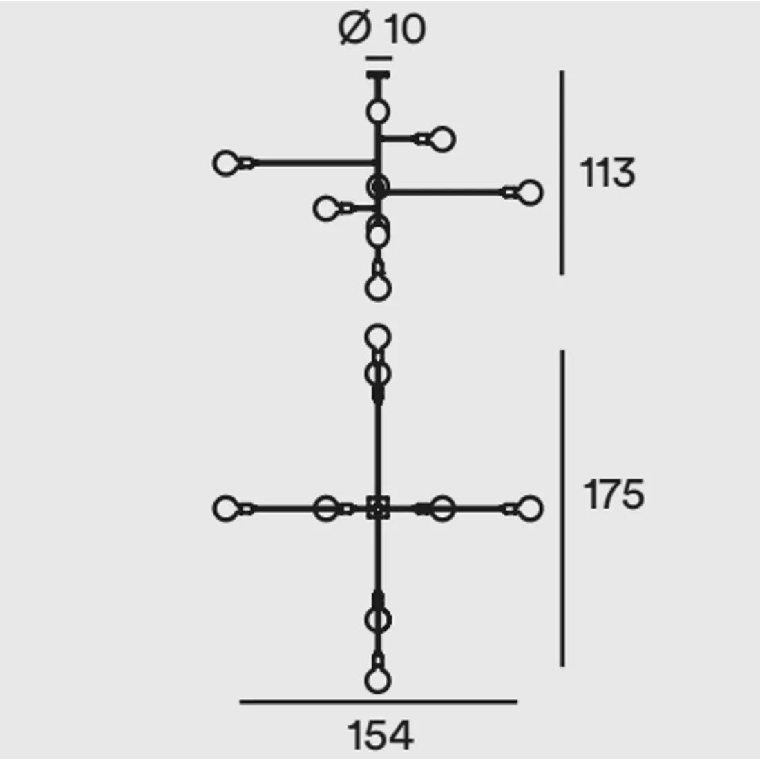 Lampadario AGO' 103 19 Gibas