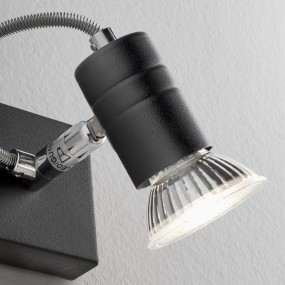 Moderner Strahler Illuminando ZELIG 1 NR GU10 LED verstellbarer Wand-Deckenstrahler