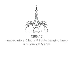Kronleuchter LM-4280 5 E14...