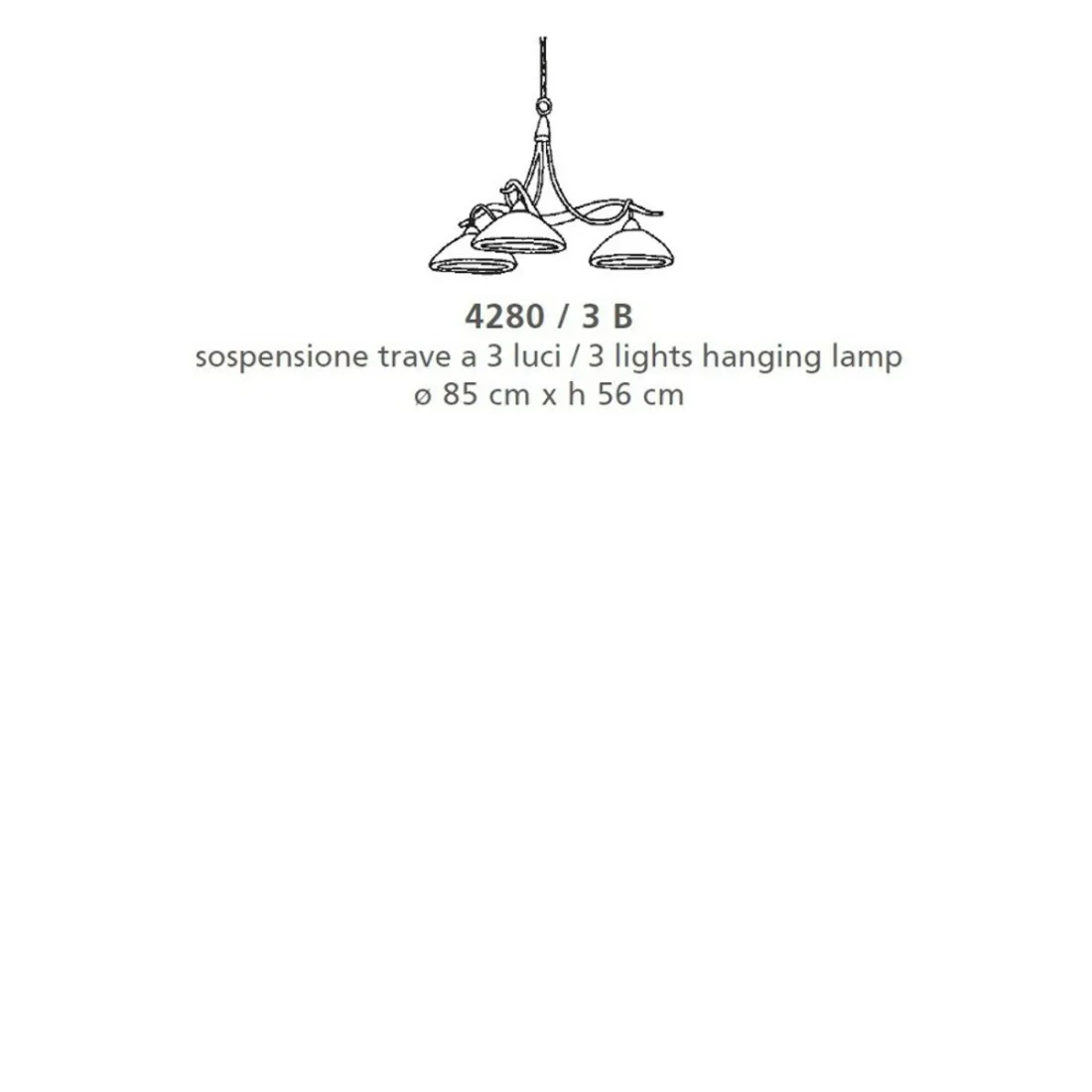 Suspension classique en métal et verre, culot LED E27