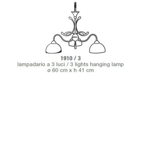 Klassischer Kronleuchter aus Metall und Glas, LED-Fassung E14