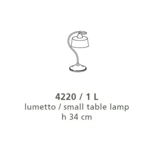 Abat-jour Lam 4220 1L E14...