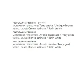 Plafonnier de style classique en verre crème ou blanc. Led E27