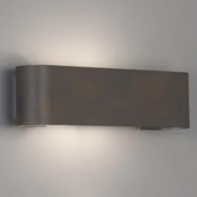 Klassische rustikale Wandleuchte aus Messing-Bronz