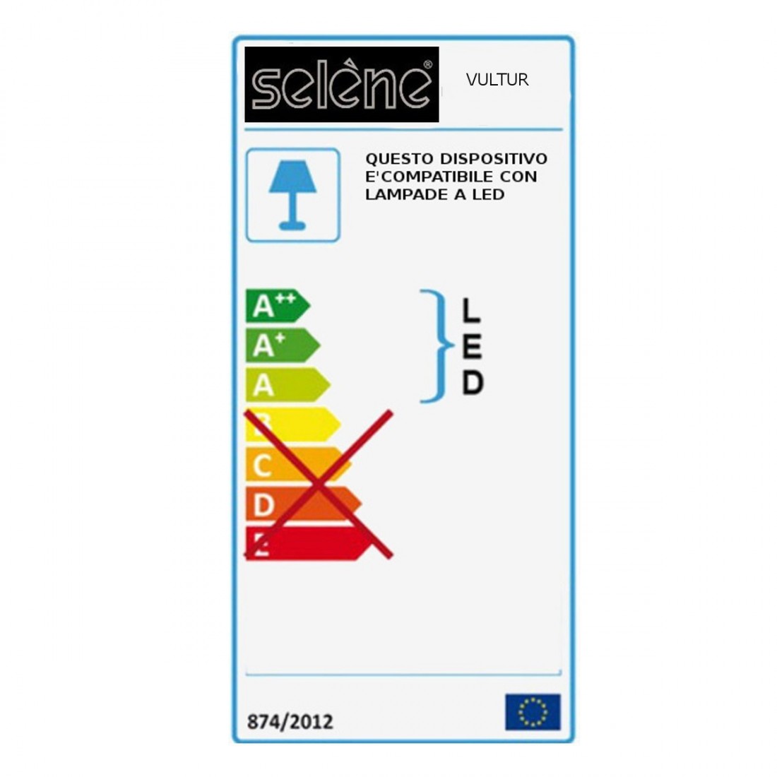 Selene illuminazione VULTUR 1022E 1025E E27 LED