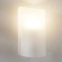 Applique moderno Selene illuminazione PAPIRO 0371 E27 LED vetro lampada parete