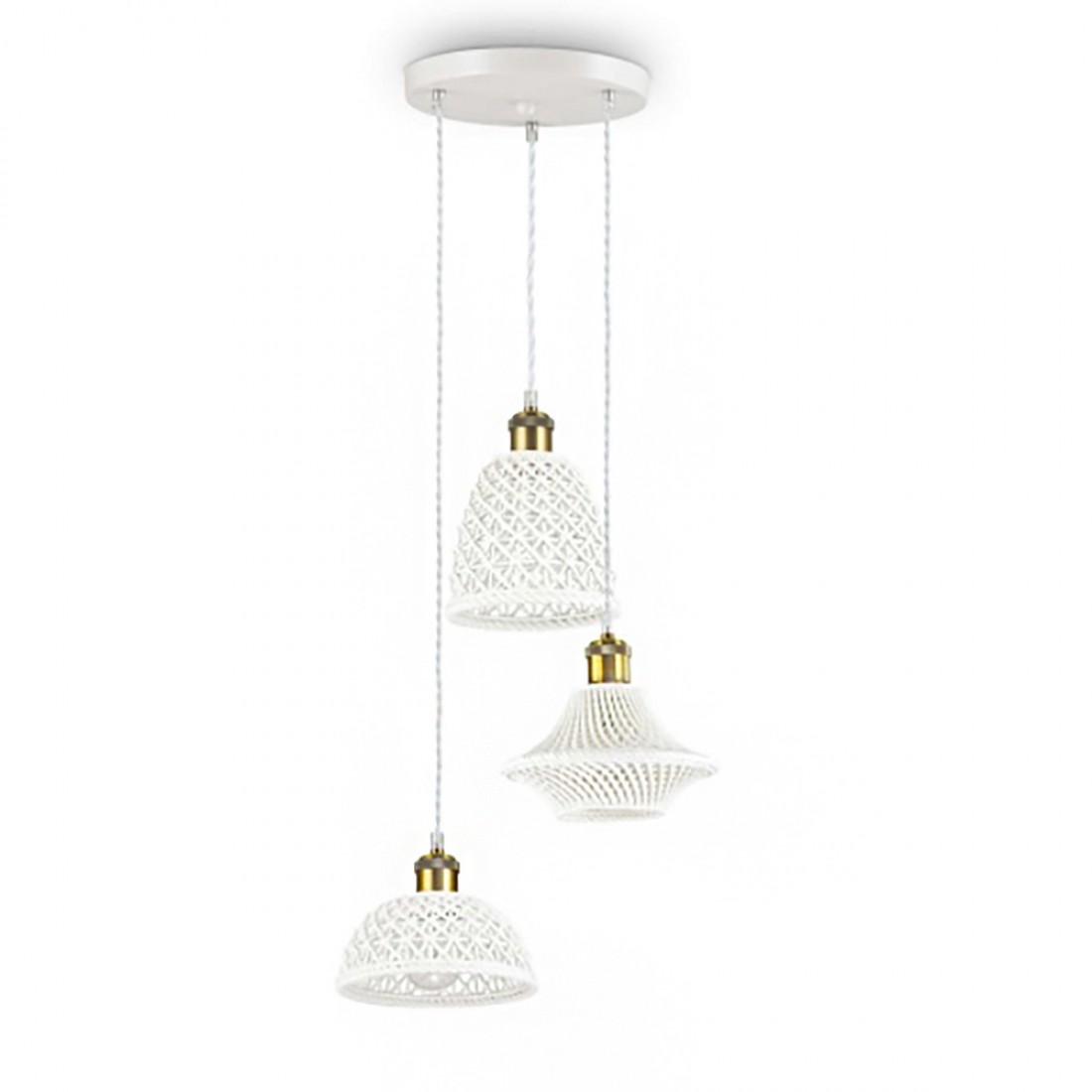 Lampadario classico Idea lux LUGANO SP3 206875 E27 LED