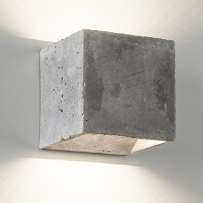 Zement-Wandleuchte Belfiore 9010 KUBO CEM 2495.3082 LED