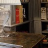 Abat-jour classica Sylcom TEODORA 1462 22 + TOP E14 LED vetro soffiato lampada tavolo